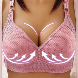 Komfortabler, kabelloser BH in Übergröße