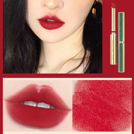 Vintage Small Thin Heel Green Tube Lipstick