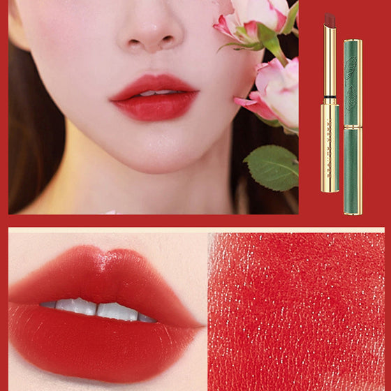 Vintage Small Thin Heel Green Tube Lipstick