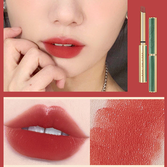 Vintage Small Thin Heel Green Tube Lipstick