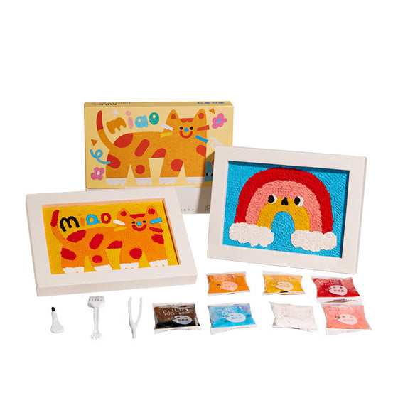 Pulp Poking Texture Painting DIY handgemachtes Spielzeug