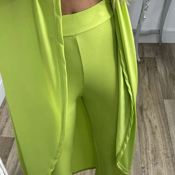 Zweiteiliges ärmelloses Damen-Set mit Rundhalsausschnitt