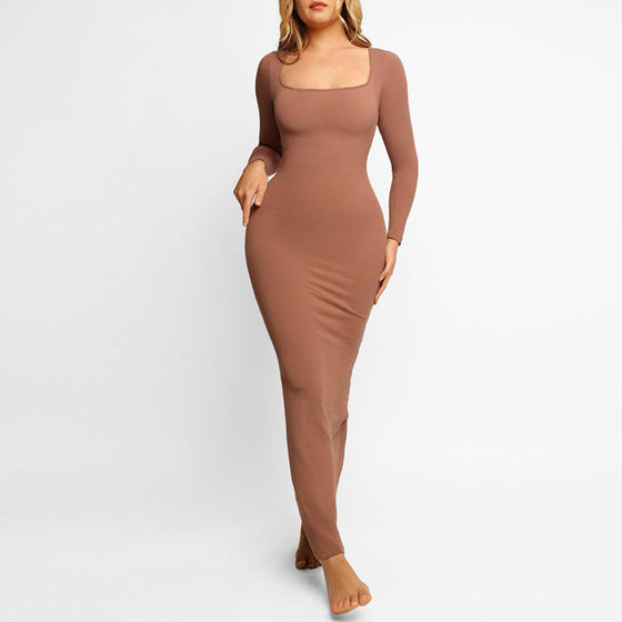 Eingebaute Shapewear Modal Sculpting Kleider