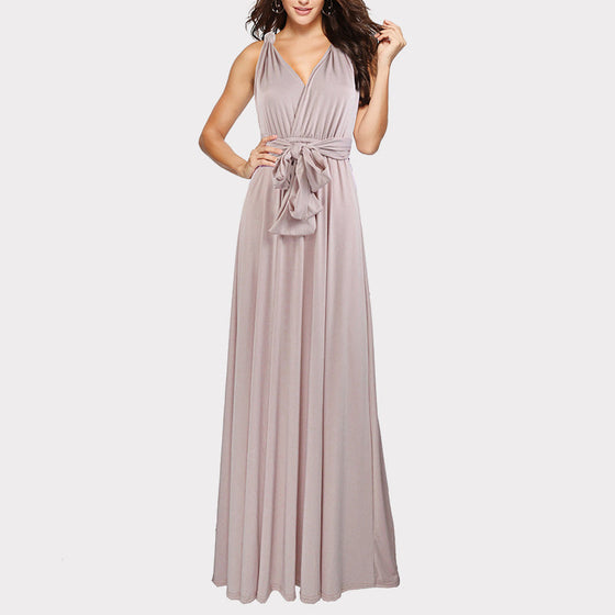 Rückenfreies Seilkreuz-Kleid