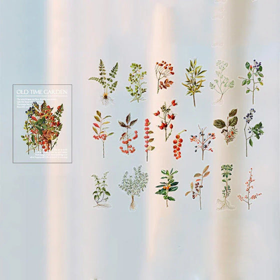 PET-Aufkleber-Set der Memory Garden-Serie