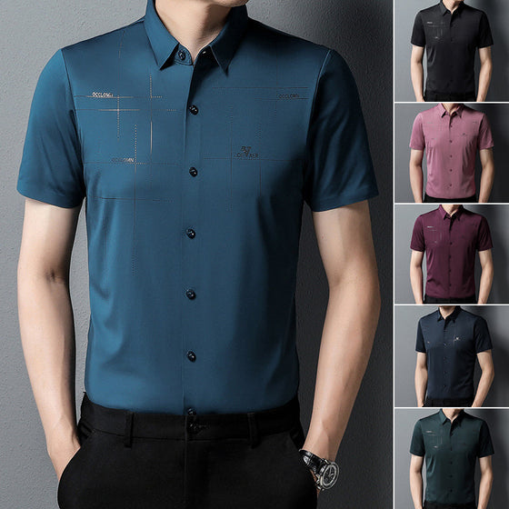 Herren-Businesshemd aus Eisseide