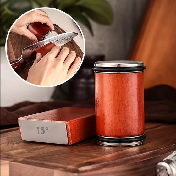 Walzen-Messerschärfer Fünfeckiger magnetischer Messerschärfer