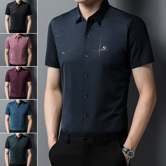 Herren-Businesshemd aus Eisseide