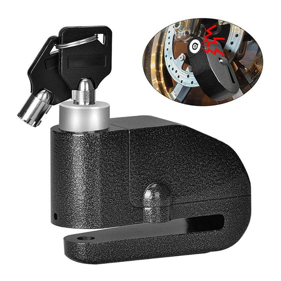 Batterie Auto Anti-Diebstahl-Scheibenbremse Alarmschloss