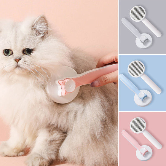 Selbstreinigende Bürste für Haustiere