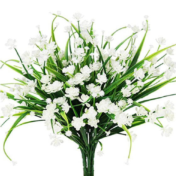 Künstliche Blumen im Freien