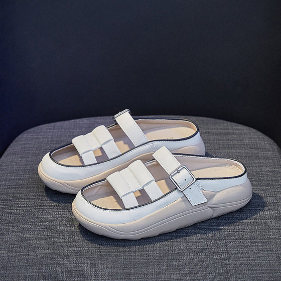 Vintage-Plateau-Sandalen
