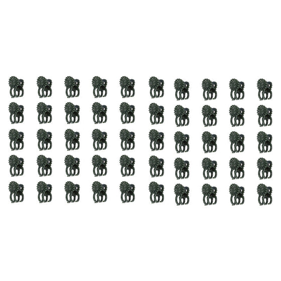 Befestigungsclip für Pflanzenblumen an Stützstangen