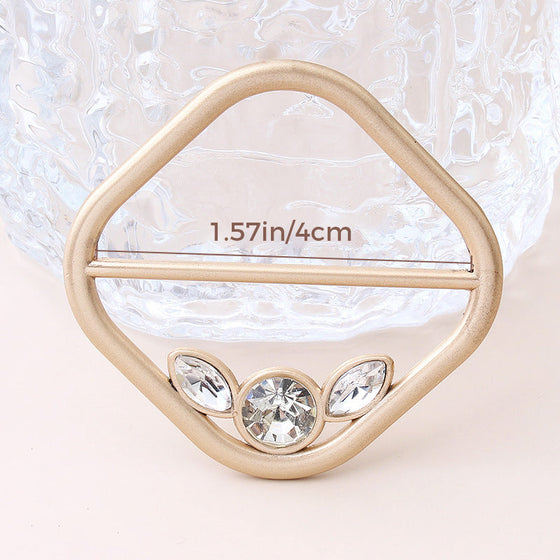 Klassische All-Match-Perlen-Strass-Schnallen