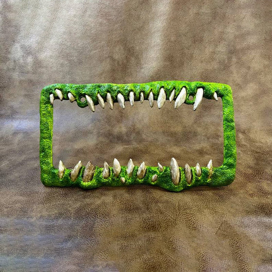 Lustige Nummernschilddekorationen