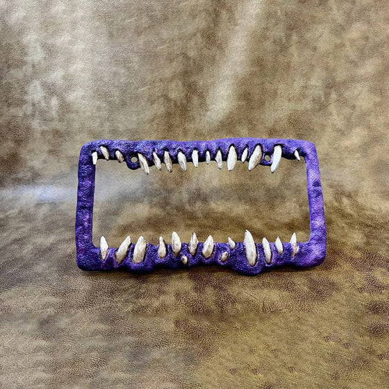 Lustige Nummernschilddekorationen