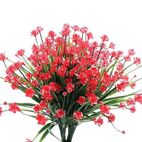 Künstliche Blumen im Freien