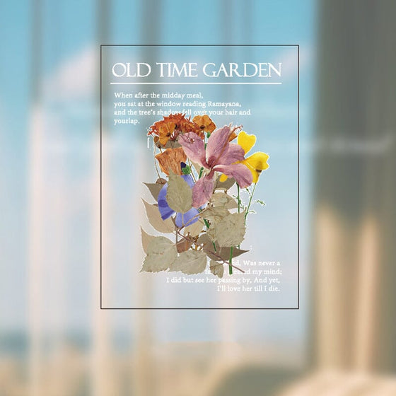 PET-Aufkleber-Set der Memory Garden-Serie