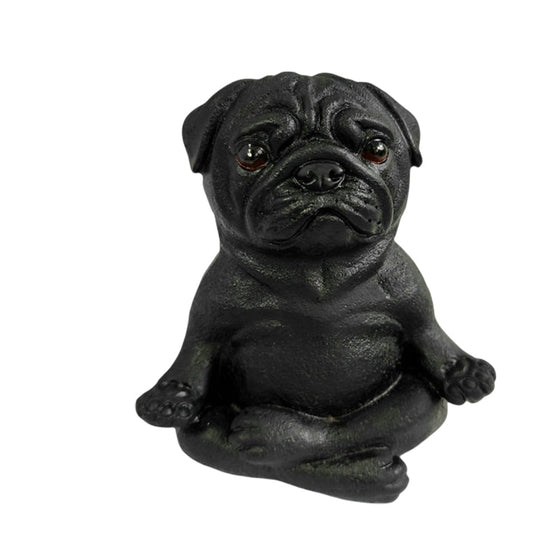 Bulldogge-Yoga-Statue
