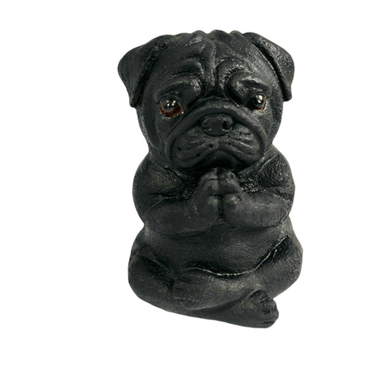 Bulldogge-Yoga-Statue