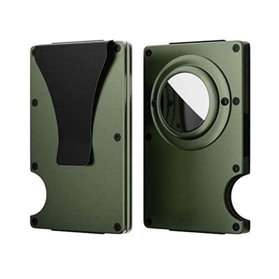 Kartenhalter aus Aluminium mit Airtag-Slot