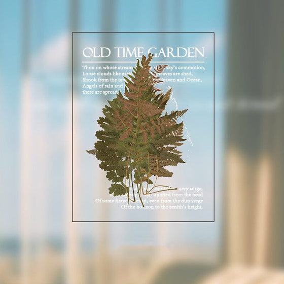 PET-Aufkleber-Set der Memory Garden-Serie